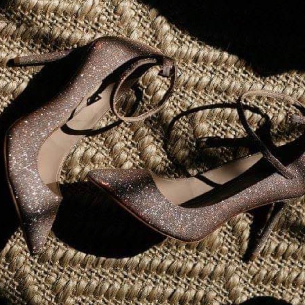 Gold Strappy Stiletto by Kurt Gieger London